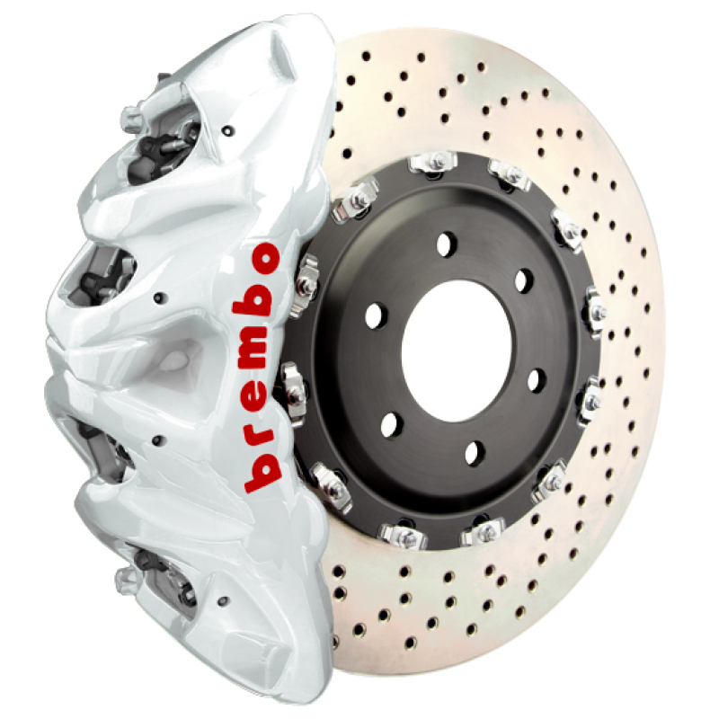 Chrysler Aspen Brake Rotors (2) - Front - R1 Concepts - Drilled & Slotted Carbon Coated - `02-`24